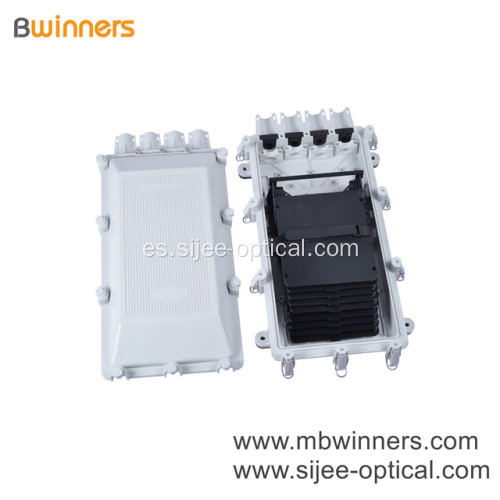 Caja de empalme de fibra óptica impermeable IP68 para exteriores con acceso universal hasta 256 FO